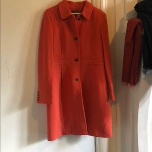 NWOT j crew ladies wool day coat with thinsulate